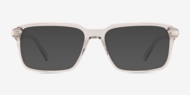 Niall Clear Gray AcetateEyeglass Frames from EyeBuyDirect, with Tinted Lenses