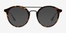 Mallet Tortoise Black AcetateEyeglass Frames from EyeBuyDirect, with Tinted Lenses