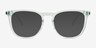 Vinyl Clear Mint AcetateEyeglass Frames from EyeBuyDirect, with Tinted Lenses