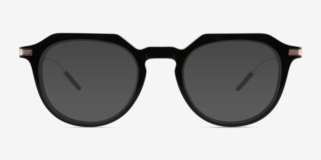 Chisle Black Gold AcétateMontures de lunettes de vue d'EyeBuyDirect, Avec des Verres Teintés