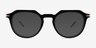 Chisle Black Gold AcétateMontures de lunettes de vue d'EyeBuyDirect, Avec des Verres Teintés