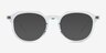 Chisle Clear Blue Silver AcetateEyeglass Frames from EyeBuyDirect, with Tinted Lenses