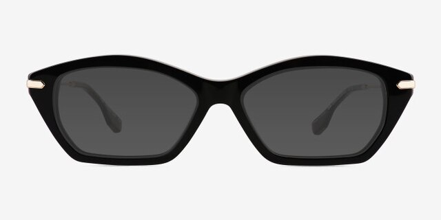 Vise Black Gold AcetateEyeglass Frames from EyeBuyDirect, with Tinted Lenses