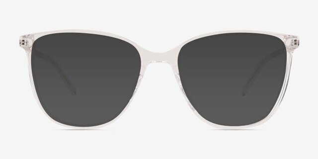 Study Clear AcetateEyeglass Frames from EyeBuyDirect, with Tinted Lenses