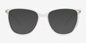 Study Clear AcetateEyeglass Frames from EyeBuyDirect, with Tinted Lenses