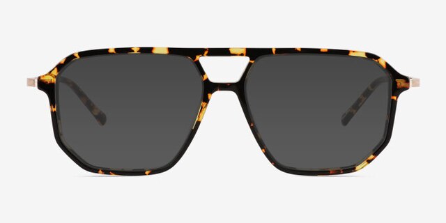 Craft Spotty Tortoise AcetateEyeglass Frames from EyeBuyDirect, with Tinted Lenses