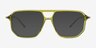 Craft Clear Green AcetateEyeglass Frames from EyeBuyDirect, with Tinted Lenses