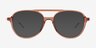 Anvil Clear Brown AcetateEyeglass Frames from EyeBuyDirect, with Tinted Lenses