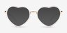 Loving Transparent AcétateMontures de lunettes de vue d'EyeBuyDirect, Avec des Verres Teintés