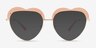 Soulmate Pink AcetateEyeglass Frames from EyeBuyDirect, with Tinted Lenses