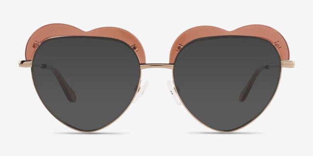 Soulmate Brown AcetateEyeglass Frames from EyeBuyDirect, with Tinted Lenses