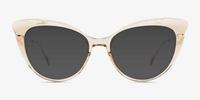 Emperor Brown AcetateEyeglass Frames from EyeBuyDirect, with Tinted Lenses