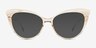 Emperor Brown AcetateEyeglass Frames from EyeBuyDirect, with Tinted Lenses