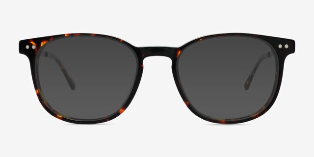 Savvy Tortoise AcetateEyeglass Frames from EyeBuyDirect, with Tinted Lenses