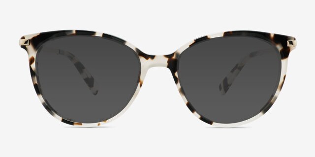 Attitude Ivory Tortoise AcetateEyeglass Frames from EyeBuyDirect, with Tinted Lenses