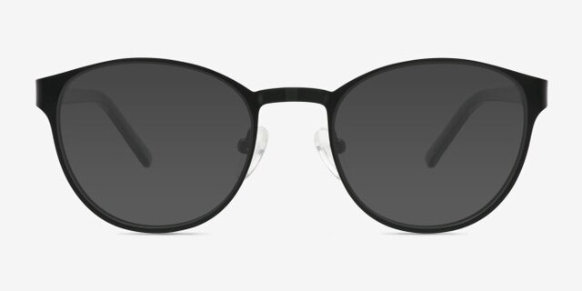 Malen Noir AcétateMontures de lunettes de vue d'EyeBuyDirect, Avec des Verres Teintés