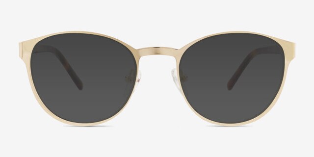 Malen Doré AcétateMontures de lunettes de vue d'EyeBuyDirect, Avec des Verres Teintés