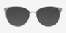 Lin Gris AcétateMontures de lunettes de vue d'EyeBuyDirect, Avec des Verres Teintés