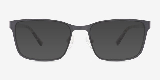 Milton Gray AcetateEyeglass Frames from EyeBuyDirect, with Tinted Lenses