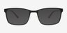 Milton Noir AcétateMontures de lunettes de vue d'EyeBuyDirect, Avec des Verres Teintés
