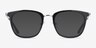 Nestle Noir AcétateMontures de lunettes de vue d'EyeBuyDirect, Avec des Verres Teintés