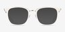 Nestle Cream AcetateEyeglass Frames from EyeBuyDirect, with Tinted Lenses