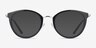 Secure Black PlasticEyeglass Frames from EyeBuyDirect, with Tinted Lenses