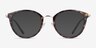 Secure Tortoise PlasticEyeglass Frames from EyeBuyDirect, with Tinted Lenses