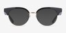 Chateau Black AcetateEyeglass Frames from EyeBuyDirect, with Tinted Lenses