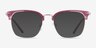 Bespoke Purple Gold AcetateEyeglass Frames from EyeBuyDirect, with Tinted Lenses