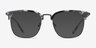 Bespoke Gray Tortoise AcetateEyeglass Frames from EyeBuyDirect, with Tinted Lenses