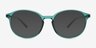 Lindsey Teal Plastic, MetalEyeglass Frames from EyeBuyDirect, with Tinted Lenses
