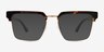 Thatcher Tortoise Gold AcetateEyeglass Frames from EyeBuyDirect, with Tinted Lenses