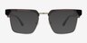 Thatcher Gray Silver AcetateEyeglass Frames from EyeBuyDirect, with Tinted Lenses