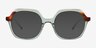 Montclair Green Tortoise AcetateEyeglass Frames from EyeBuyDirect, with Tinted Lenses