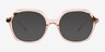 Montclair Pink Ivory Tortoise AcetateEyeglass Frames from EyeBuyDirect, with Tinted Lenses