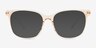 Worthington Champaign AcetateEyeglass Frames from EyeBuyDirect, with Tinted Lenses