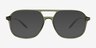 Vandermeer Green MetalEyeglass Frames from EyeBuyDirect, with Tinted Lenses