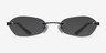 Summer Gunmetal MetalEyeglass Frames from EyeBuyDirect, with Tinted Lenses