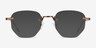 Gadsby Bronze MétalMontures de lunettes de vue d'EyeBuyDirect, Avec des Verres Teintés