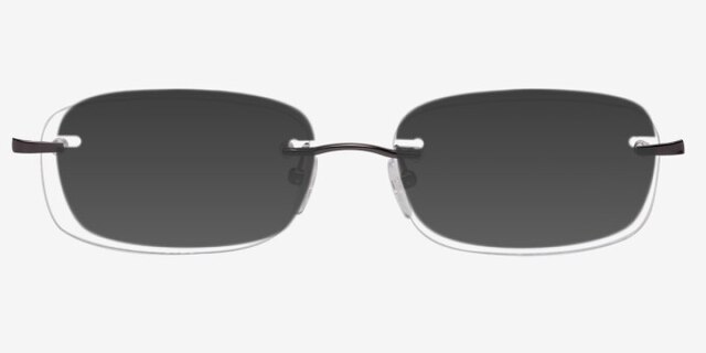 Vernon XL Gunmetal AcetateEyeglass Frames from EyeBuyDirect, with Tinted Lenses
