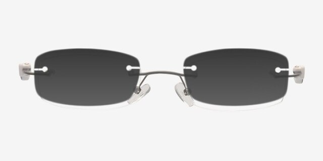 Chadron Noir MétalMontures de lunettes de vue d'EyeBuyDirect, Avec des Verres Teintés
