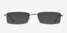 Courtney Gunmetal MetalEyeglass Frames from EyeBuyDirect, with Tinted Lenses
