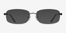 Vernon Gunmetal Acetate-metalEyeglass Frames from EyeBuyDirect, with Tinted Lenses