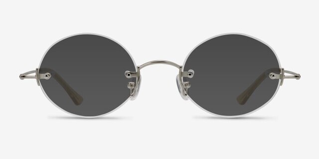 Silver Line Silver MétalMontures de lunettes de vue d'EyeBuyDirect, Avec des Verres Teintés