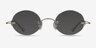 Silver Line Silver MétalMontures de lunettes de vue d'EyeBuyDirect, Avec des Verres Teintés