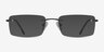 Woodrow Black MetalEyeglass Frames from EyeBuyDirect, with Tinted Lenses