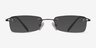 South Gunmetal MétalMontures de lunettes de vue d'EyeBuyDirect, Avec des Verres Teintés