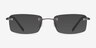 Dimension Gunmetal TitaniumEyeglass Frames from EyeBuyDirect, with Tinted Lenses