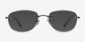 Potential Black MetalEyeglass Frames from EyeBuyDirect, with Tinted Lenses